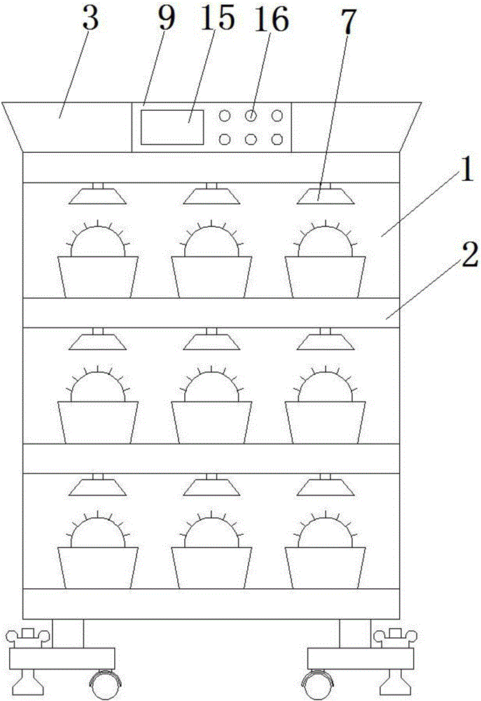 一種智能市政展示盆架的制作方法與工藝