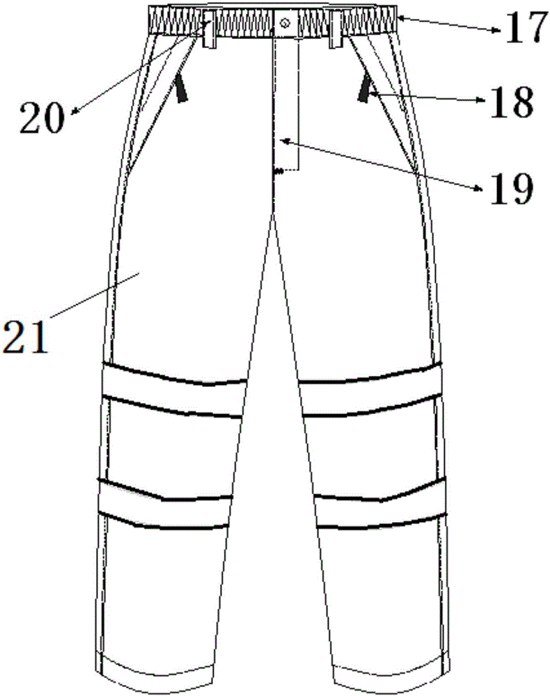 一种多功能警示防护服的制作方法与工艺