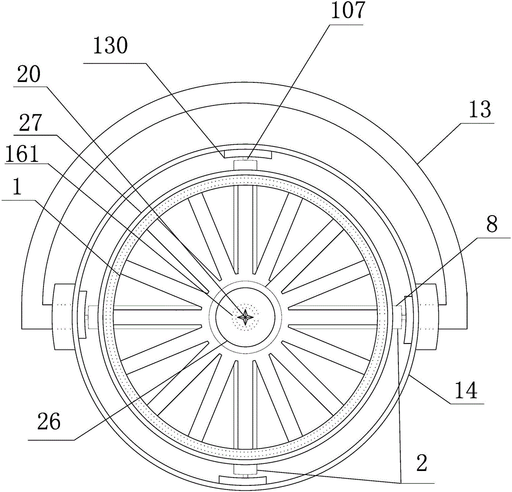 磁扣連接旋轉(zhuǎn)支架活動(dòng)銷自鎖升降側(cè)軸柱筒拖把甩干器的制作方法與工藝