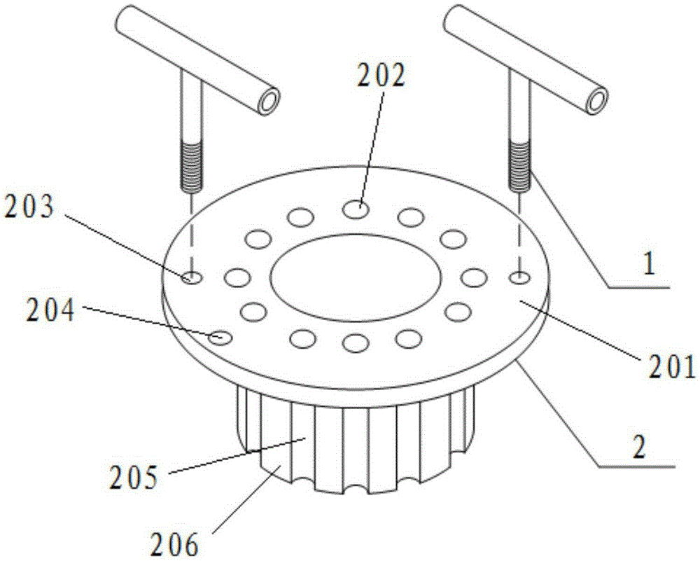 反应堆冷却剂泵径向轴承静环备件加工装置的制作方法