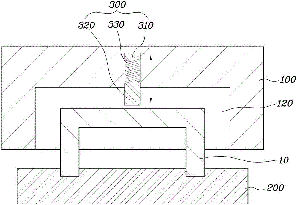 用于高壓鑄造的模具裝置的制作方法