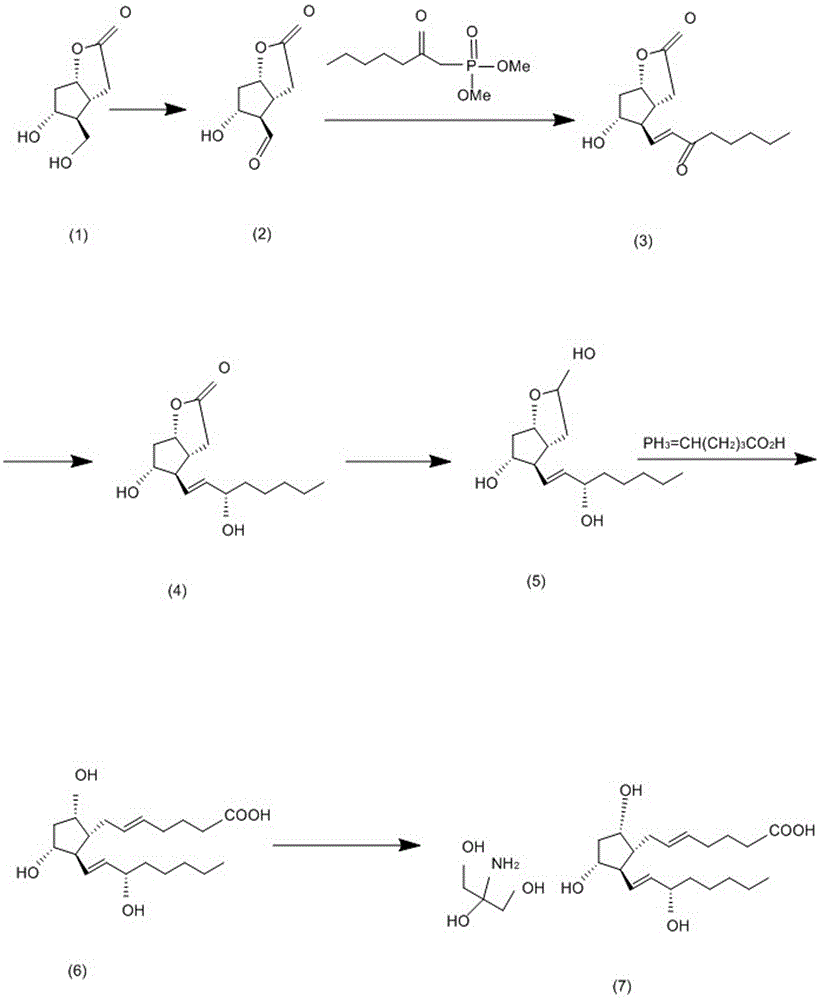 氨基丁三醇前列腺素F2α的合成方法与流程