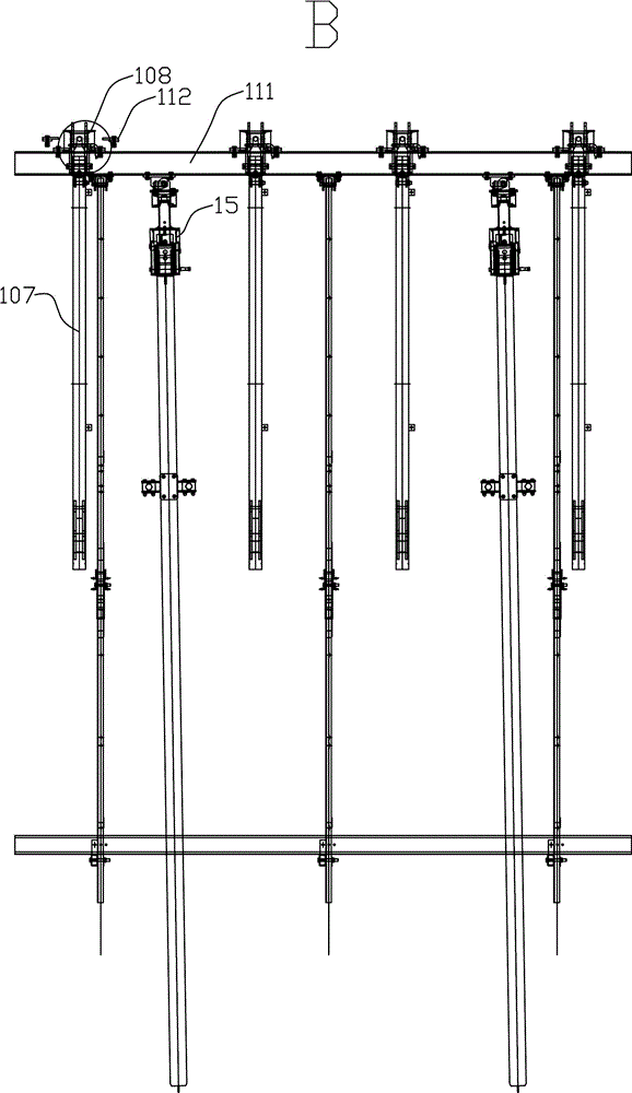 用于自爬升悬臂模板的退模合模装置的制作方法