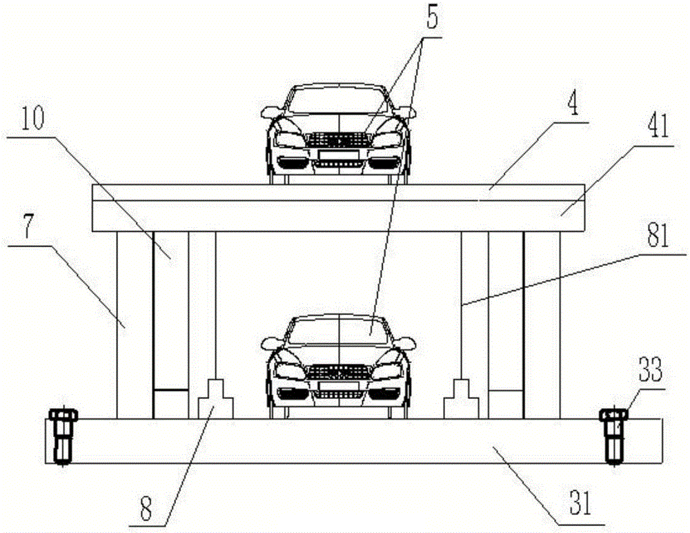 一种双层停车位及具有该双层停车位的车库的制作方法与工艺