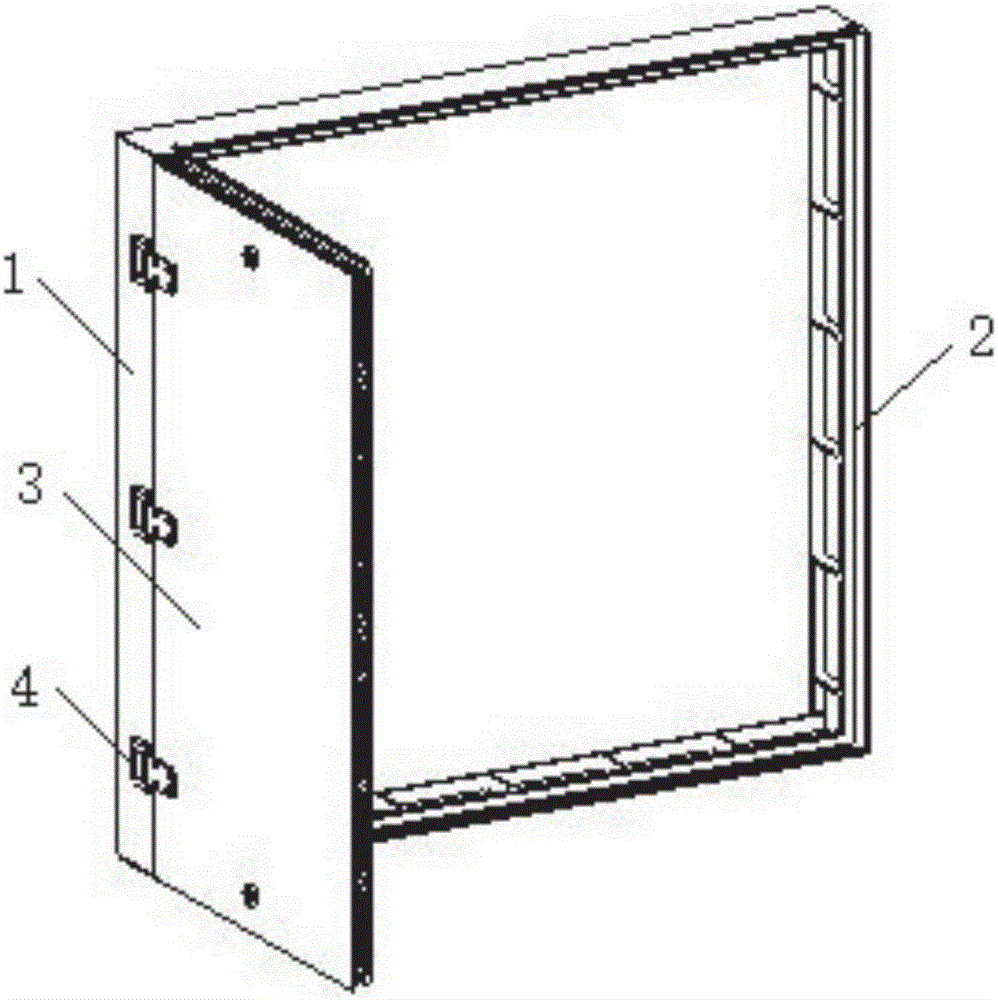 一种大型单开折叠密封门的制作方法与工艺
