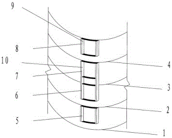 弧形建筑外墙外凸窗抱框柱放线装置及放线方法与流程