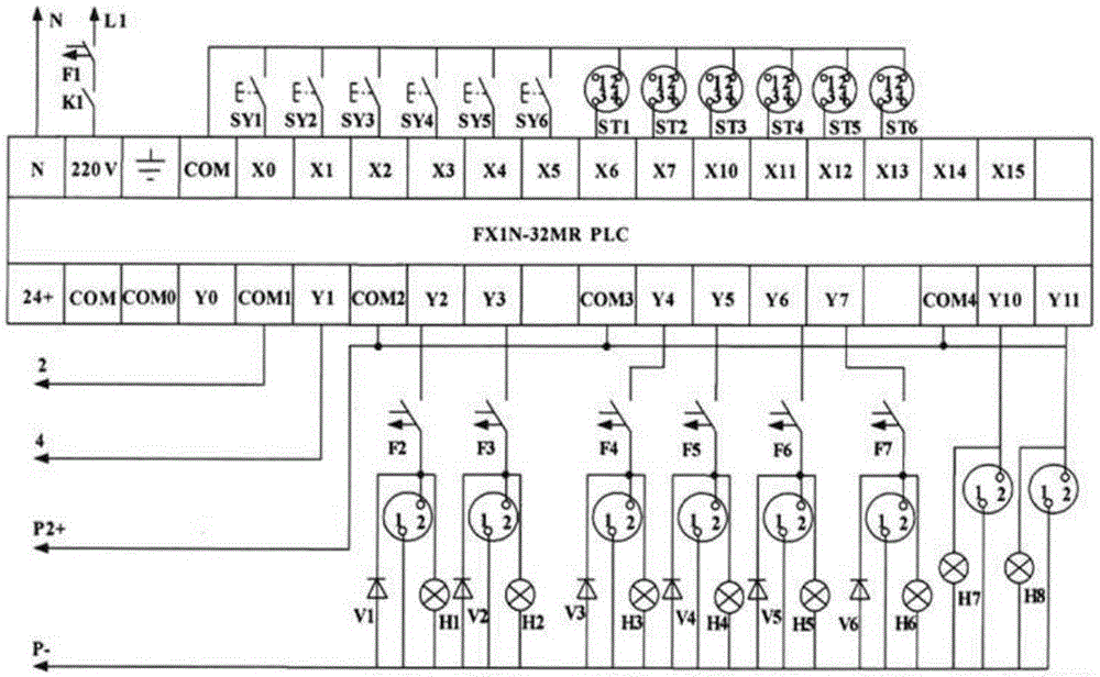 一種插裝式液壓與氣動(dòng)綜合教學(xué)實(shí)驗(yàn)臺(tái)控制系統(tǒng)的制作方法與工藝