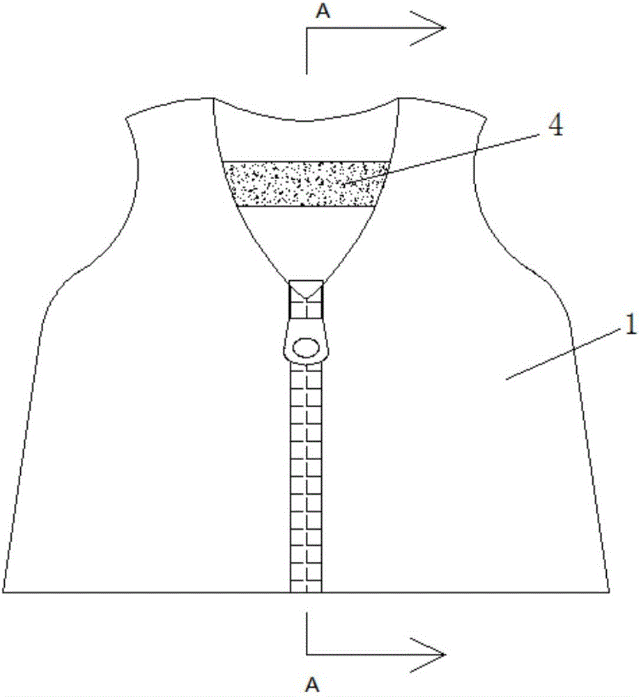 一種具有導(dǎo)風(fēng)層和蓄水材料的空調(diào)服的制作方法與工藝