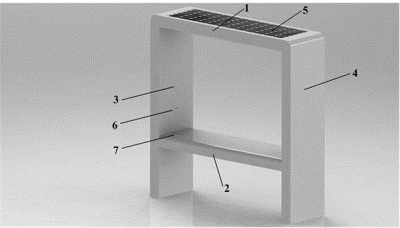 一種太陽(yáng)能自給的智能戶外座椅的制作方法與工藝