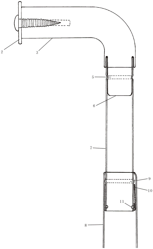 設(shè)有伸縮桿的晾衣架的制作方法與工藝