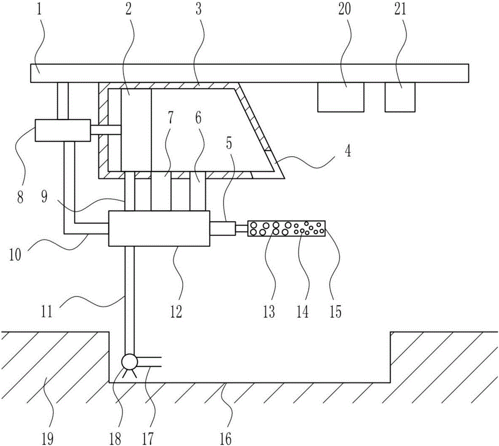 一种水帘成像水幕控制装置的制作方法