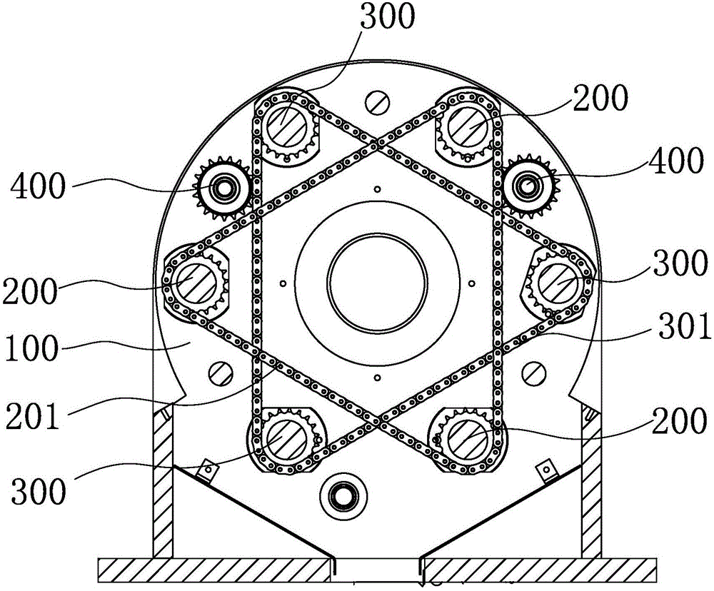 波紋管開槽機(jī)的動(dòng)力傳動(dòng)機(jī)構(gòu)的制作方法與工藝