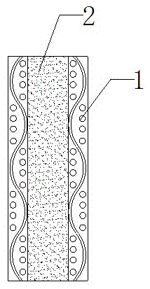 以連續(xù)纖維表層增強(qiáng)、LFT作夾芯的復(fù)合板材及其制備工藝的制作方法與工藝