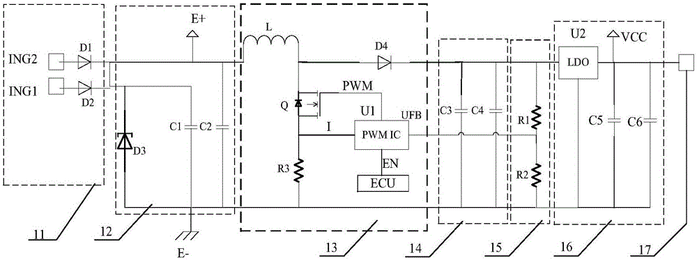 一種汽車用空調(diào)外控電磁閥電流控制系統(tǒng)的制作方法與工藝