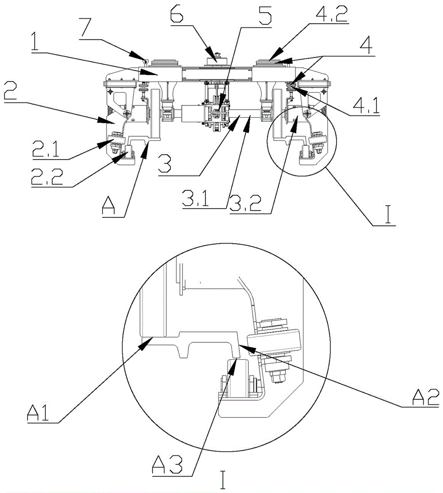 一種中心銷(xiāo)傳動(dòng)的軌道機(jī)車(chē)轉(zhuǎn)向架的制作方法與工藝