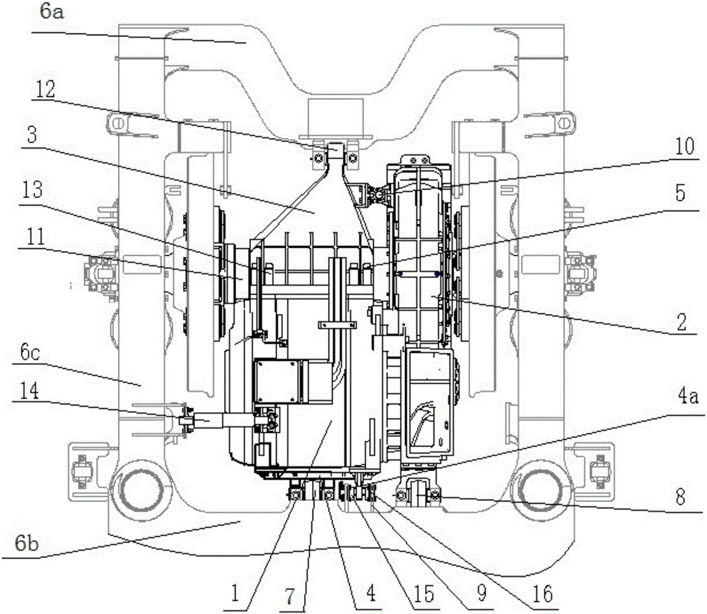 高速機(jī)車電機(jī)懸掛裝置的制作方法