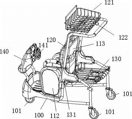 可乘載兒童的購(gòu)物推車的制作方法與工藝