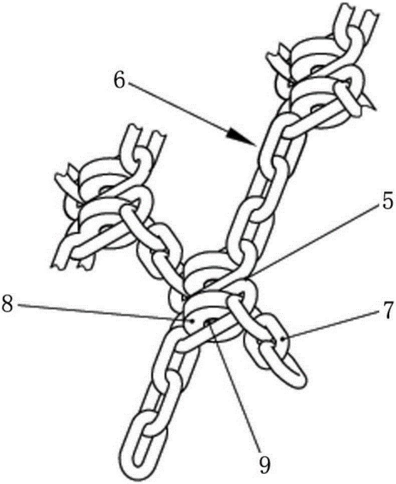 節(jié)能型機動車車輪網(wǎng)形防滑鏈的制作方法與工藝