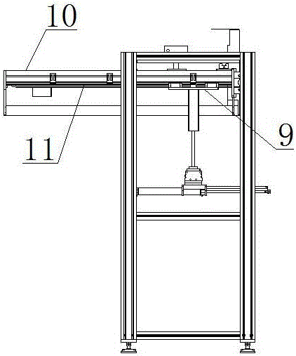 全自動(dòng)輕型圓柱類物料軸向水平放置狀態(tài)的搬運(yùn)移載裝置的制作方法