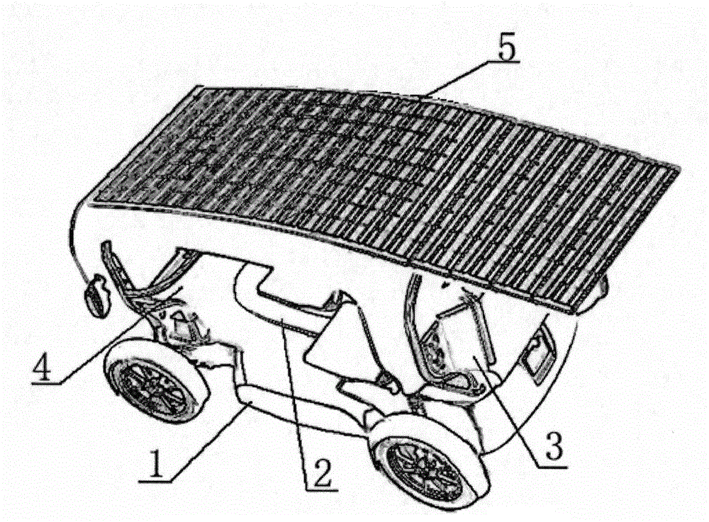一种太阳能增程式电动汽车的制作方法与工艺