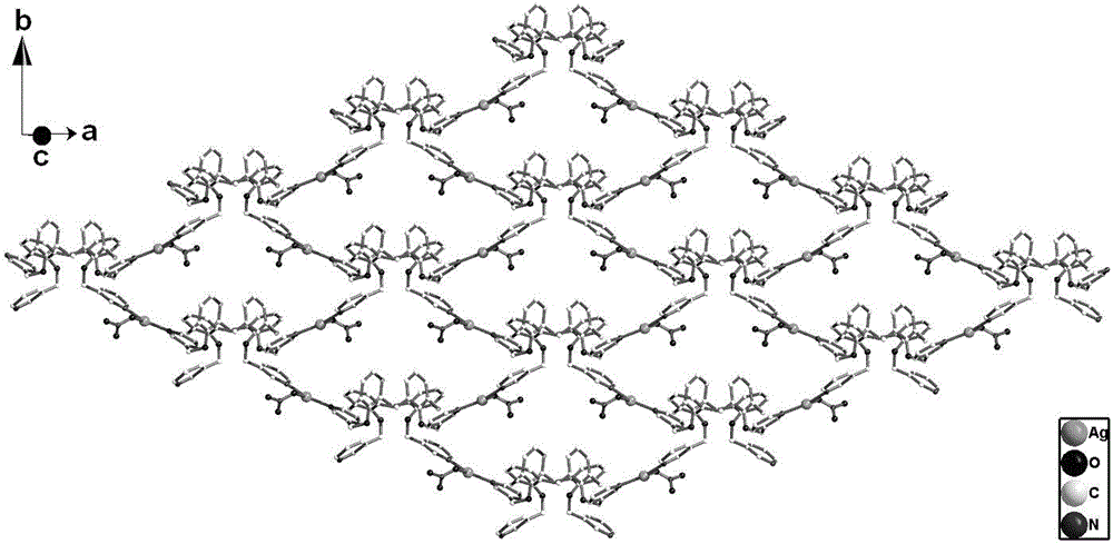 一种银杯芳烃配合物单晶及其制备方法和应用与流程