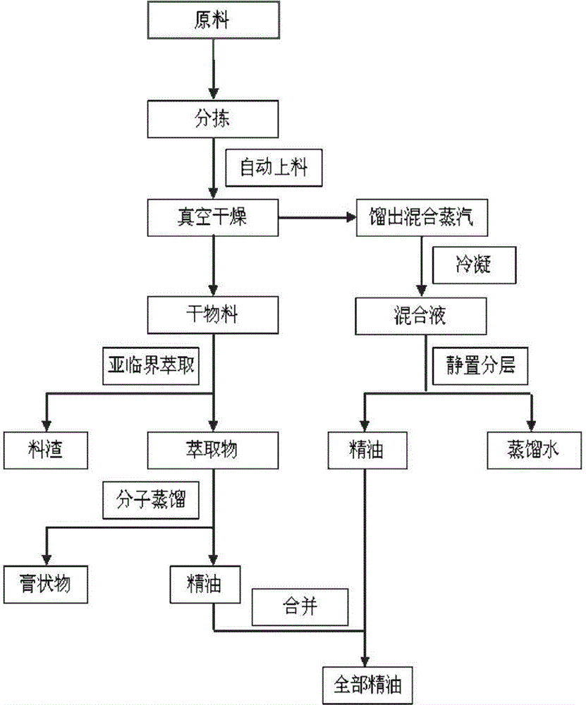 一种双路径精油制备方法与流程