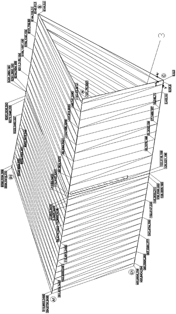 一種斜鋼柱雙螺旋空間結(jié)構(gòu)及其施工方法與流程