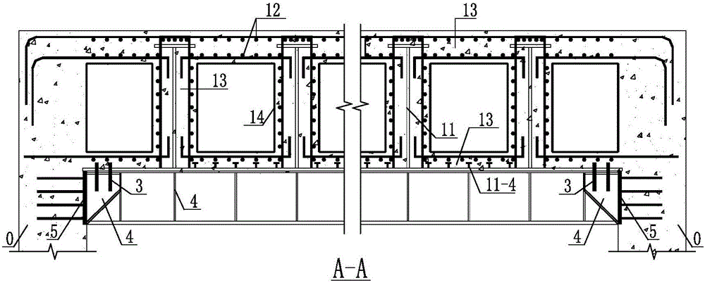 一种单侧钢板混凝土空心组合屋盖的制作方法与工艺