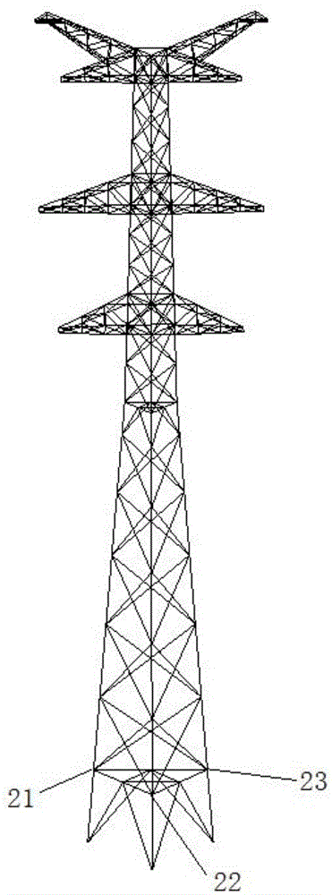 一種三角形斷面輸電鐵塔的制作方法與工藝