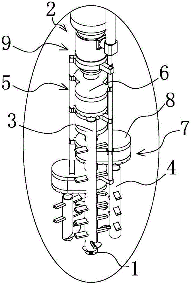 打樁機(jī)的鉆桿轉(zhuǎn)動(dòng)驅(qū)動(dòng)裝置的制作方法