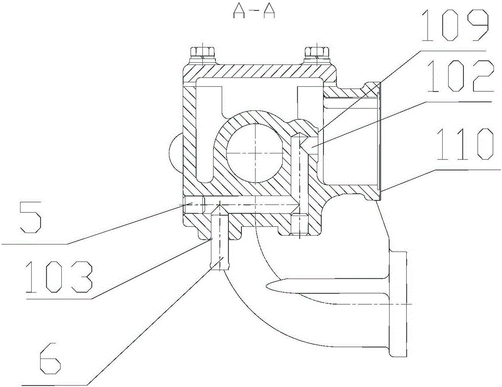 一種船用柴油機(jī)水冷排氣管的制作方法與工藝