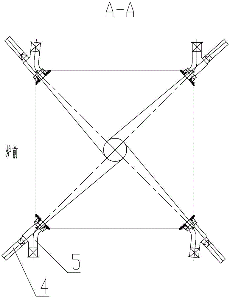 一種燃燒器煙氣再循環(huán)鍋爐結(jié)構(gòu)的制作方法與工藝