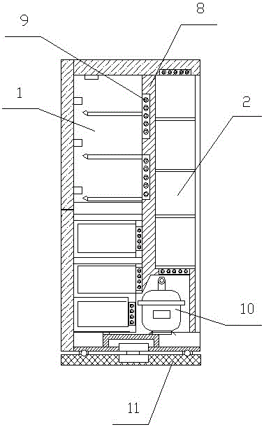 雙面轉動冰箱的制作方法與工藝