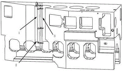 一种直列内燃机机体汽缸孔加工精度的检测工装及方法与流程