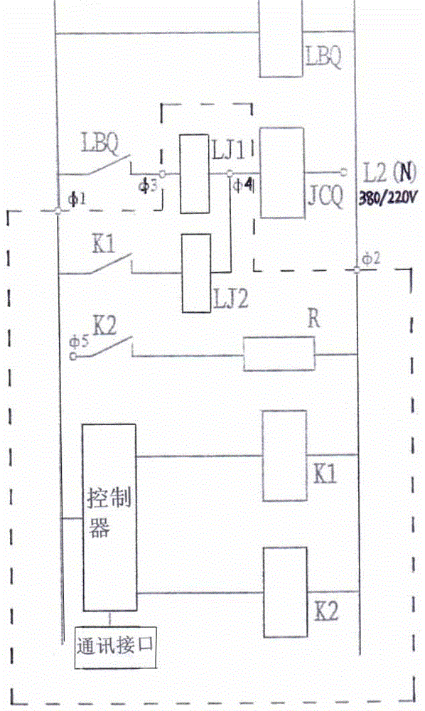 一種可多路分別測試的多路智能在線漏保不停電測試裝置的制作方法