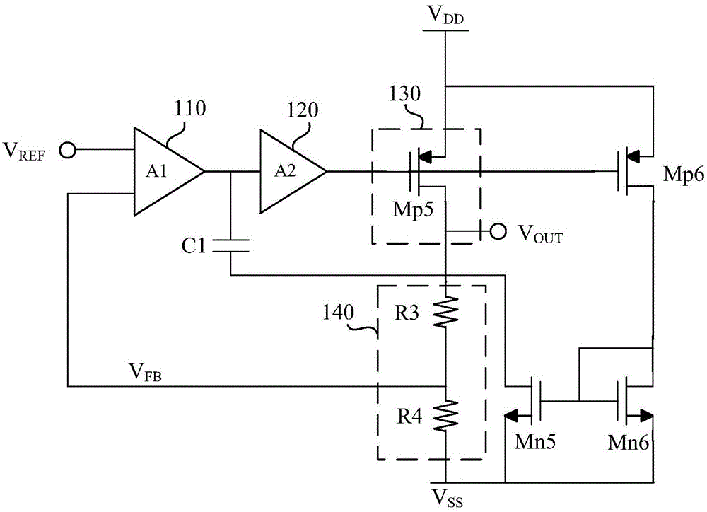 低壓差穩(wěn)壓器電路的制作方法與工藝