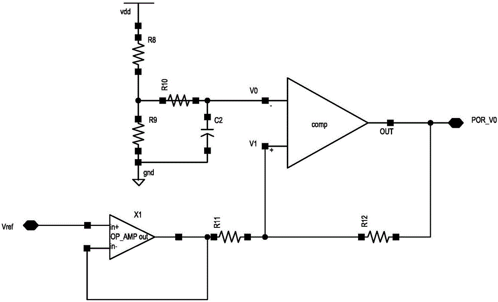 一种可准确设定迟滞电压的上电启动复位电路的制作方法与工艺