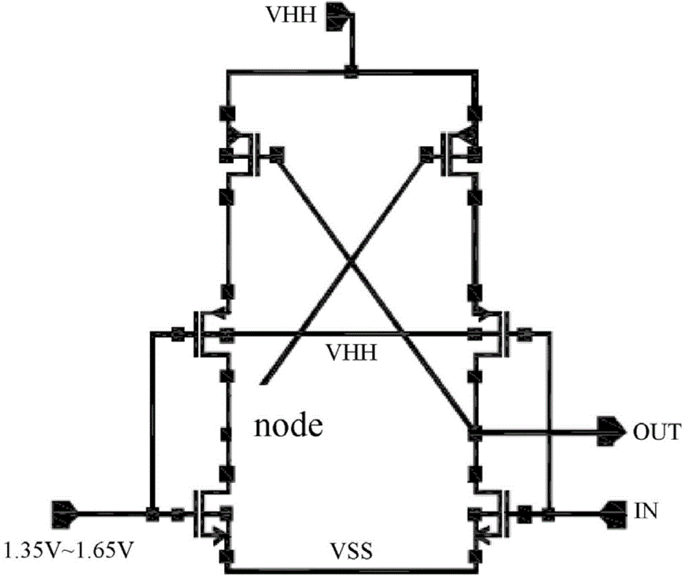 高電壓電平轉(zhuǎn)換電路的制作方法與工藝