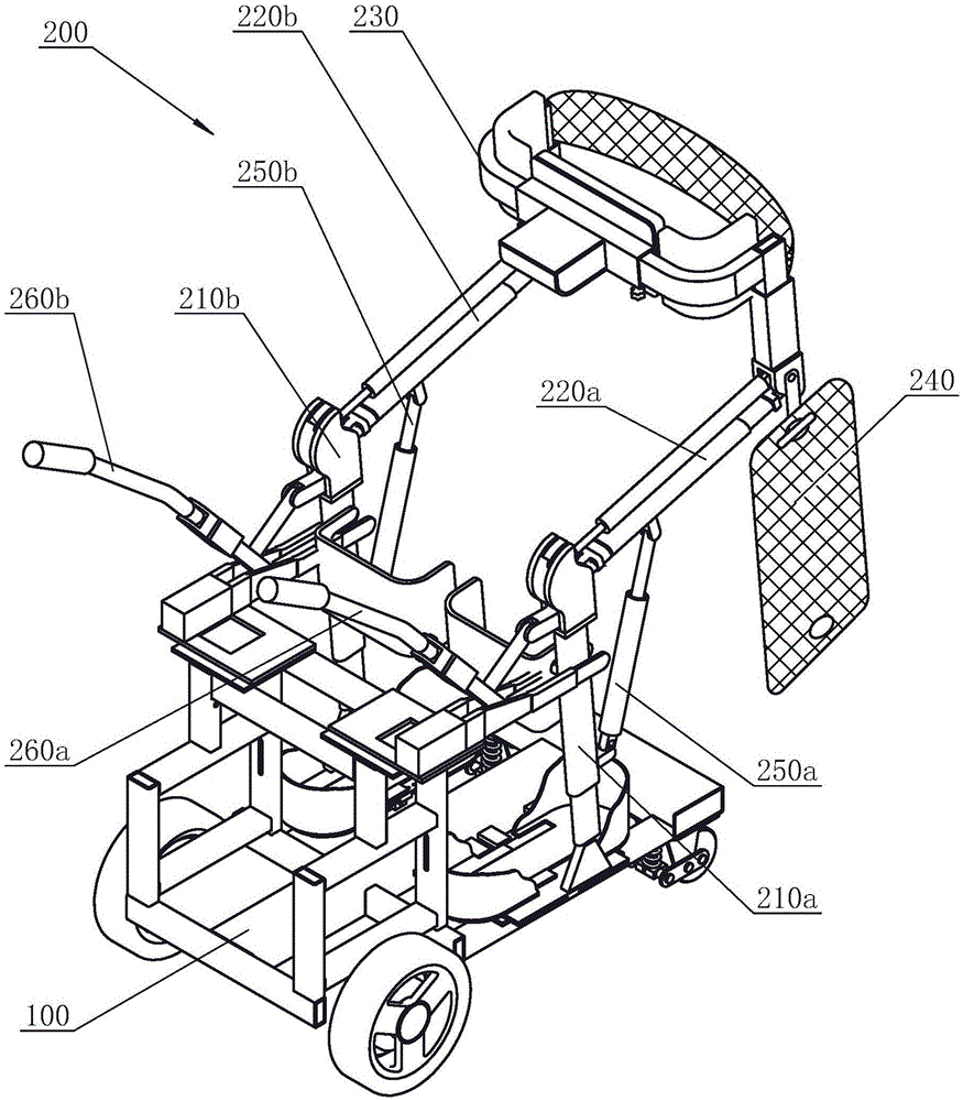 一種手助力站立輪椅車的制作方法與工藝