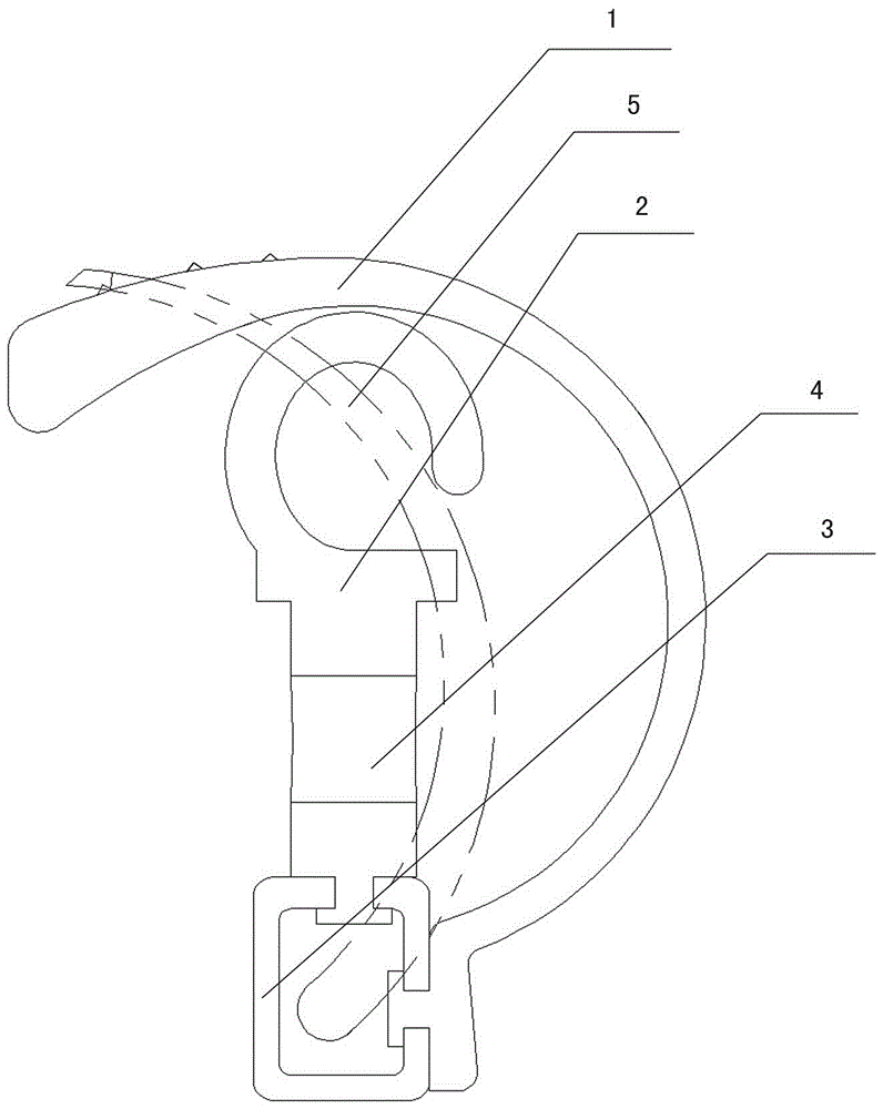 便攜式可旋轉(zhuǎn)和折疊的引流袋固定器的制作方法與工藝