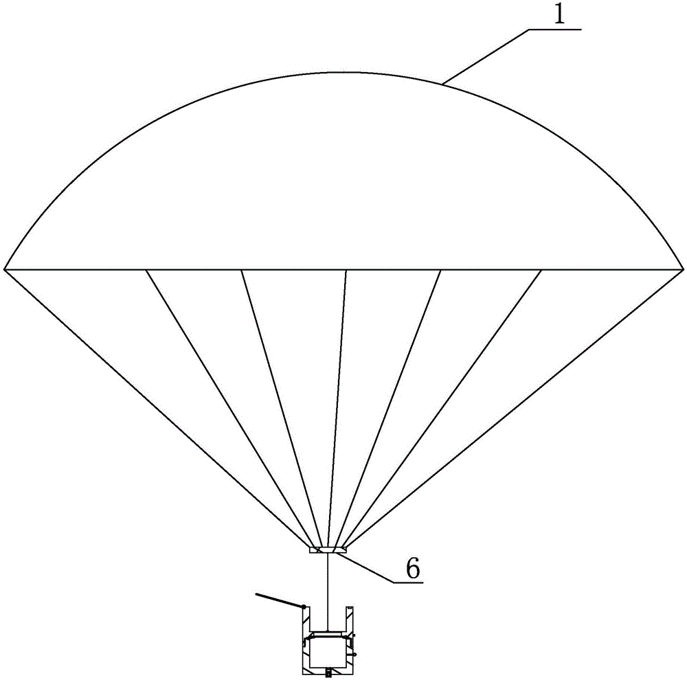 用于无人机的降落伞保护装置的制作方法