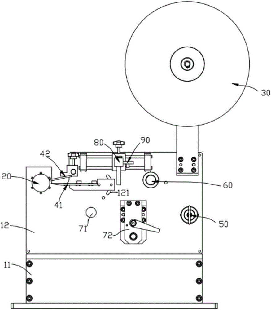 一種防止標(biāo)簽帶跑偏的醫(yī)用貼標(biāo)機(jī)的制作方法與工藝