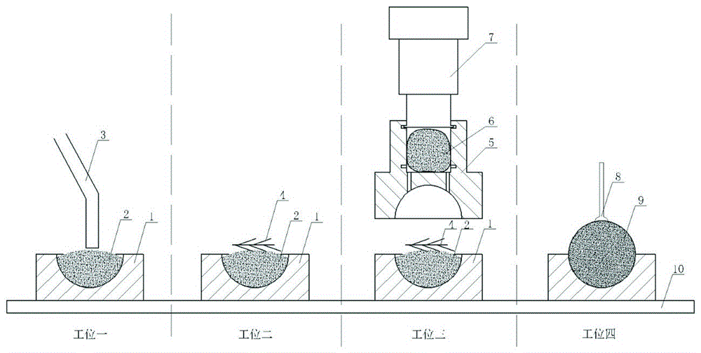 一种内置α+β钛合金骨架的陶瓷球及其制备方法与流程