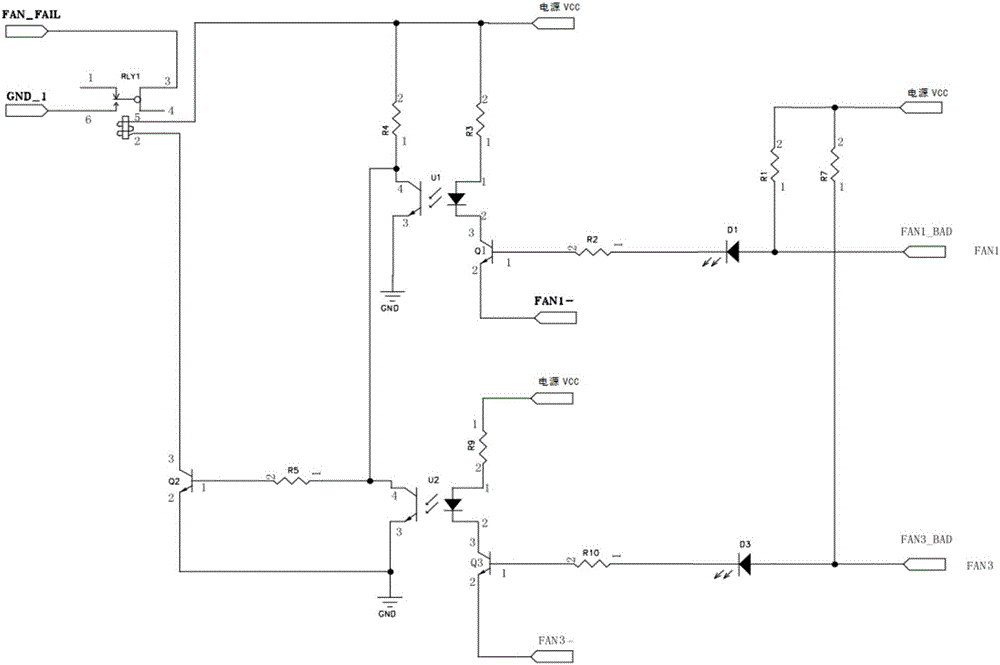 一種直流風(fēng)扇故障檢測(cè)電路的制作方法與工藝