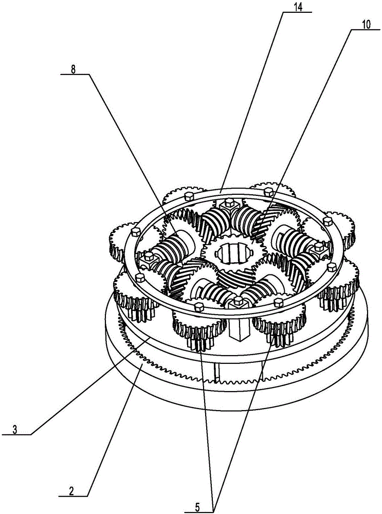 蜗杆–行星减速器的制作方法与工艺