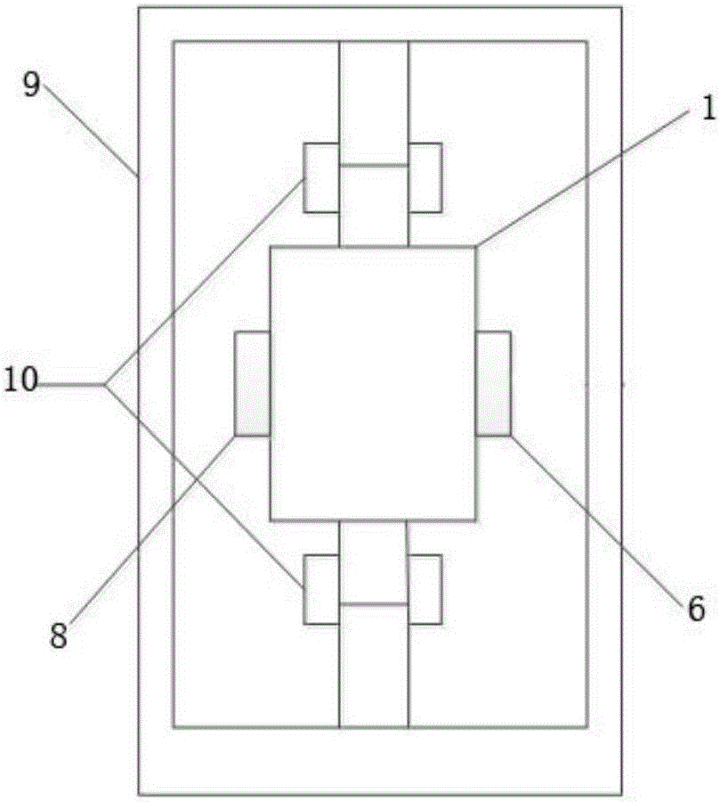 一種校準(zhǔn)試驗(yàn)機(jī)加載同軸度的測(cè)量裝置的制作方法