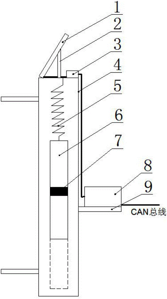 一種基于CAN總線的磁感應(yīng)液位監(jiān)測系統(tǒng)的制作方法與工藝