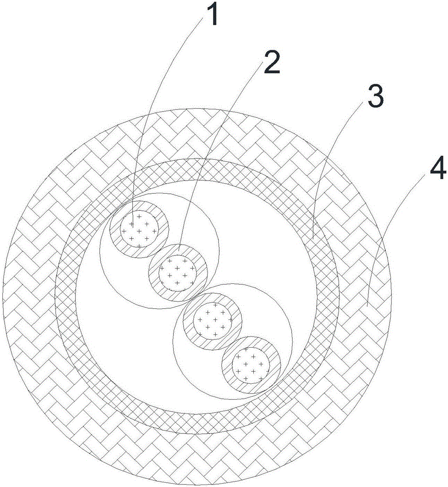 一种数字监控系统专用水平对绞UTP电缆的制作方法与工艺