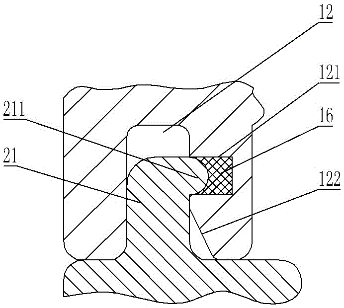 電機(jī)蓋的安裝結(jié)構(gòu)的制作方法與工藝