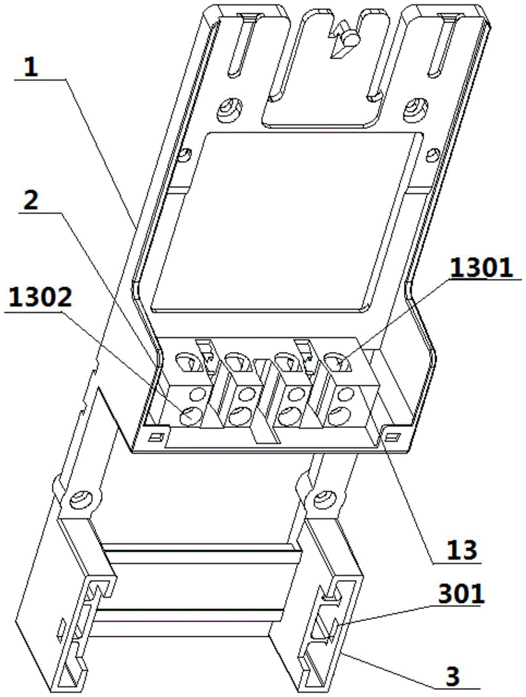 一種具有換電表不斷電的新型電能表接插件的制作方法與工藝